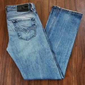 Men's Blue Straight Jeans
